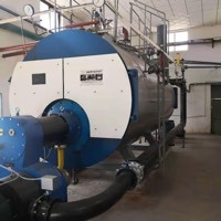 二手6吨360万大卡燃气导热油锅炉转让